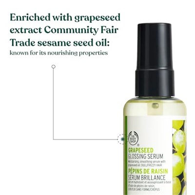 The Body Shop Üzüm Çekirdeği Parlatıcı Serum, 2.5-Sıvı Ons