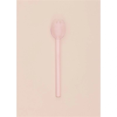 The Mia Abiete Dondurma Ve Tatlı Kaşığı Pembe 6lı Set