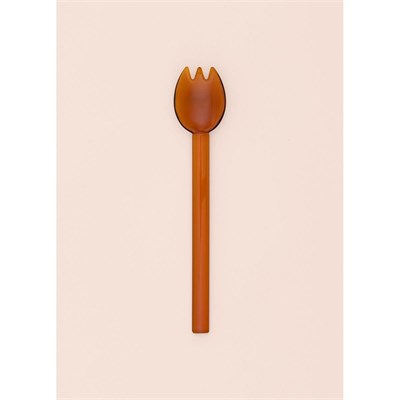 The Mia Abiete Dondurma Ve Tatlı Kaşığı Amber 6lı Set