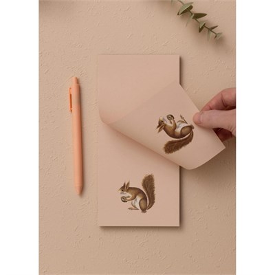 The Mia Art Line Mini Notluk Squirrel 10 X 21 Cm 40 Yaprak