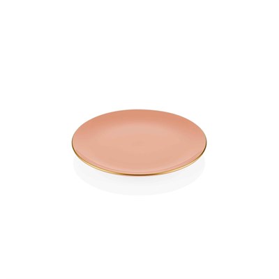 The Mia Basic Pasta Tabağı 6 Lı Set Somon Pembe - 19cm