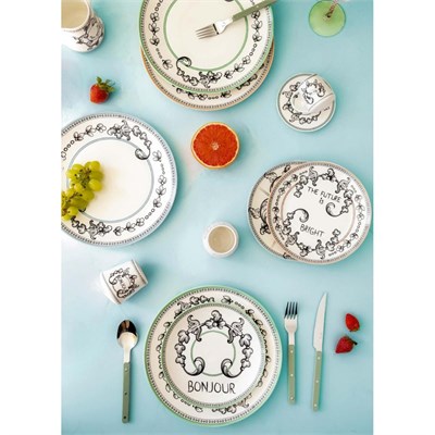 The Mia Bonjour Pasta Tabağı 6 Kişilik