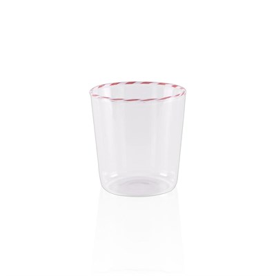 The Mia Borosilikat Su Bardağı Kırmızı 320 Ml Brd0130