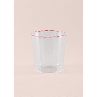 The Mia Borosilikat Su Bardağı Kırmızı 320 Ml Brd0130