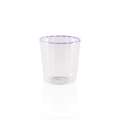 The Mia Borosilikat Su Bardağı Mavi 320 Ml Brd0131
