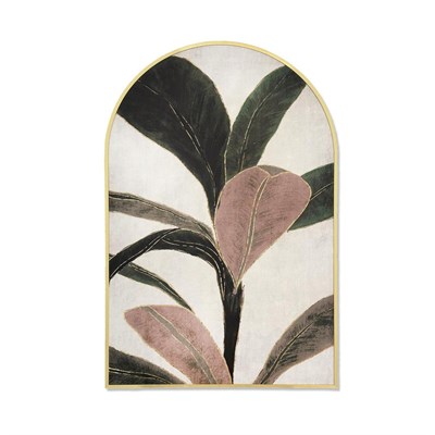 The Mia Botanic Leaf Tablo 80x120 Cm