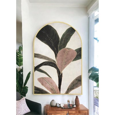 The Mia Botanic Leaf Tablo 80x120 Cm