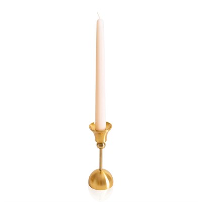 The Mia Brass Pirinç Şamdan Ve Tealight Mumluk 15 Cm