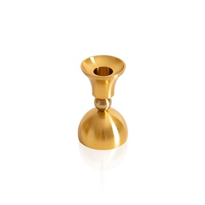 The Mia Brass Pirinç Şamdan Ve Tealight Mumluk 9 Cm