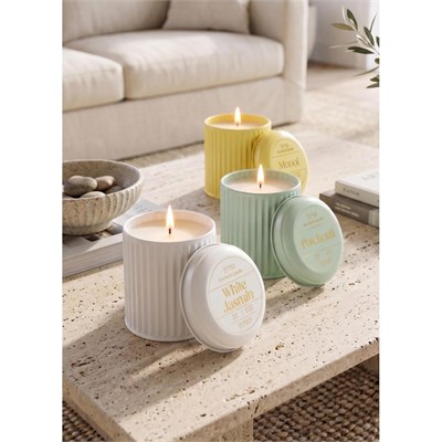The Mia Calm Patchouli Kokulu Yeşil Kapaklı Mum 830 Gr 12x