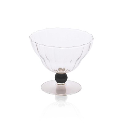 The Mia Cam Dondurmalık Ve Tatlı Sunum Kasesi Black 240 Ml