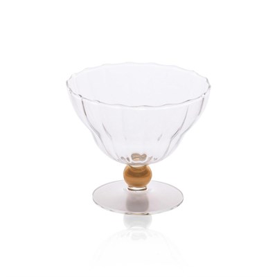 The Mia Cam Dondurmalık Ve Tatlı Sunum Kasesi Gold 240 Ml