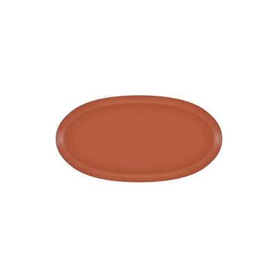 The Mia Cotta Limoges Oval Servis Terracota 43x22 Cm