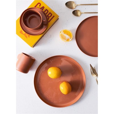 The Mia Cotta Limoges Servis Tabağı Terracota 27 Cm Ctt027