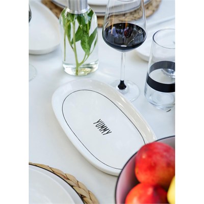 The Mia Daily Tunes Oval Servis 2li Set 26cm