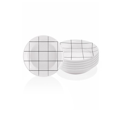 The Mia Daily Tunes Yemek Tabağı - 6lı Set 20 Cm
