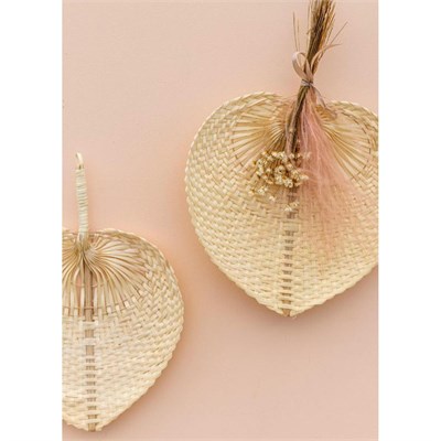 The Mia Dekoratif Bambu Duvar Dekoru 2x21x28 Cm