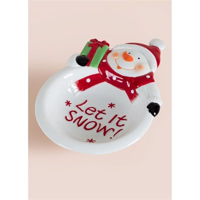 The Mia Dekoratif Servis Tabağı 27x17x6 Cm