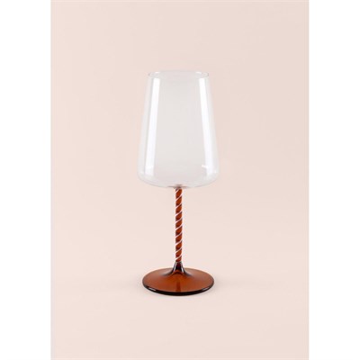 The Mia Edera Şarap Kadehi Amber 500 Ml