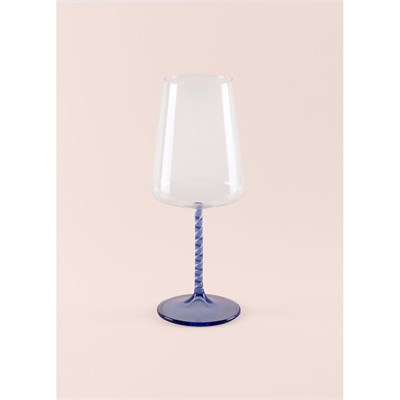 The Mia Edera Şarap Kadehi Mavi 500 Ml
