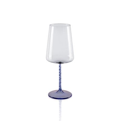 The Mia Edera Şarap Kadehi Mavi 500 Ml