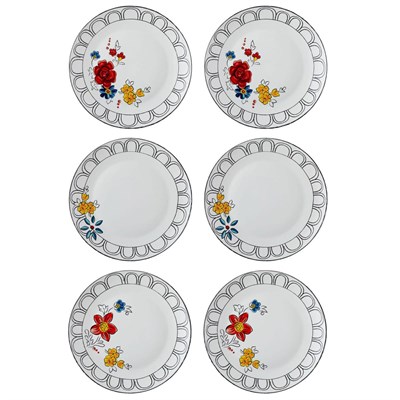 The Mia Fiore Servis Tabağı 6 Kişilik
