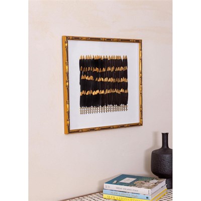 The Mia Flume Tablo Siyah 60x60x4 Cm Tbl0097