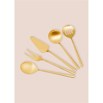 The Mia Giallo Servis Seti Gold 5 Parça
