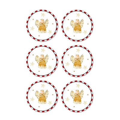 The Mia Globe Pasta Tabağı 6 Lı Set 19 Cm New029