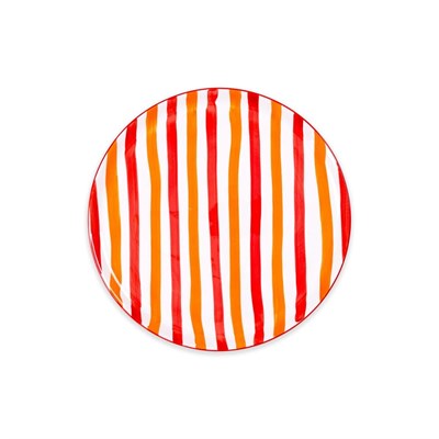 The Mia Joy Servis Tabağı Kırmızı 30 Cm