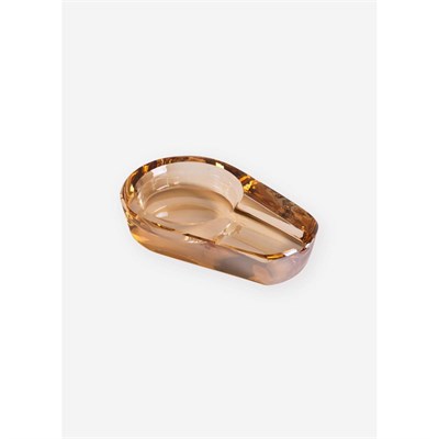 The Mia Kristal Puro Küllüğü Amber 12x8 Cm