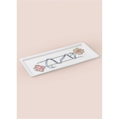 The Mia Luv Dikdörtgen Servis 35x16 Cm
