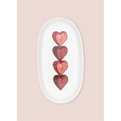 The Mia Luv Oval Servis 2li 26 Cm