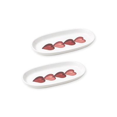 The Mia Luv Oval Servis 2li 26 Cm