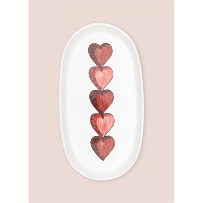 The Mia Luv Oval Servis 2li 29 Cm