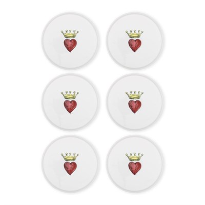 The Mia Luv Pasta Tabağı 6lı Set 19 Cm