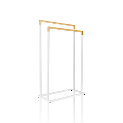 The Mia Metal Havlu Askılığı Beyaz Glv0763