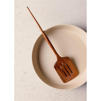 The Mia Natura Akasya Delikli Spatula 35x8 Cm