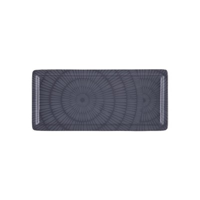 The Mia Noon Dikdörtgen Servis Gri 35x16 Cm