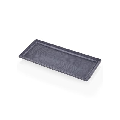 The Mia Noon Dikdörtgen Servis Gri 35x16 Cm