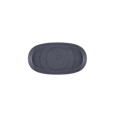 The Mia Noon Oval Servis 2li Gri 26 Cm