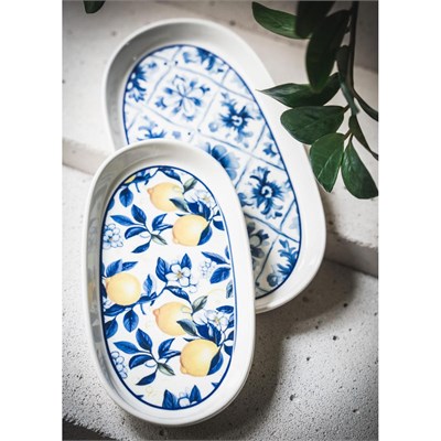 The Mia Odore Di Limone Oval Servis 2li 26 Cm Odl0012