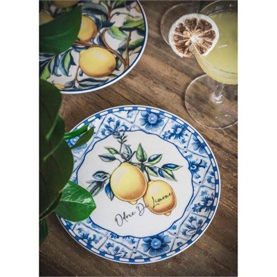 The Mia Odore Di Limone Pasta Tabağı 6lı Set 19 Cm Odl0001