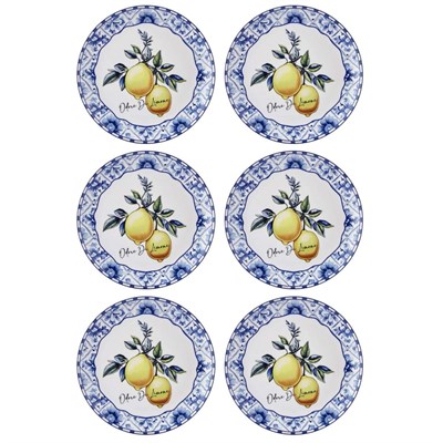 The Mia Odore Di Limone Servis Tabağı 6lı Set 26 Cm Odl003