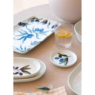 The Mia Olivos Dikdörtgen Servis Tabağı 31x20 Cm Ovs0016
