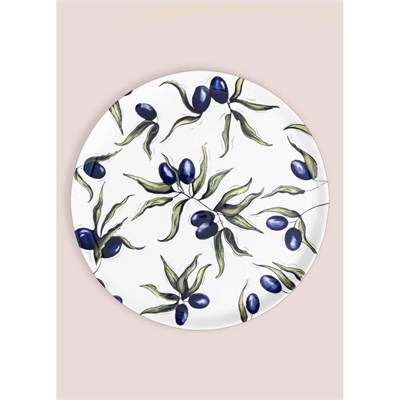 The Mia Olivos Servis Tabağı 30 Cm Ovs0006