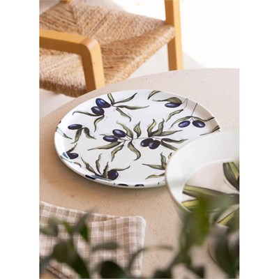 The Mia Olivos Servis Tabağı 30 Cm Ovs0006