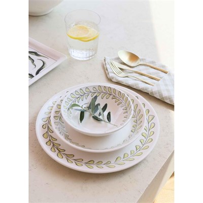 The Mia Olivos Yemek Tabağı 6lı Set 20 Cm Ovs0012