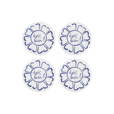 The Mia Palma Bardak Altlığı 4lü Set10 Cm