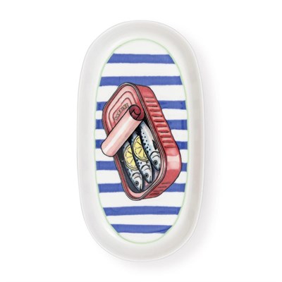The Mia Palma Oval Servis Tabağı 2li 29 Cm